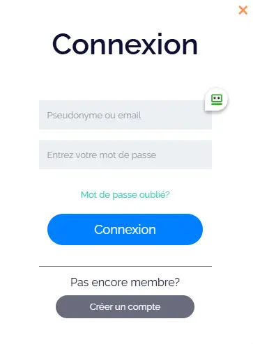 Connexion des membres du QBet Casino