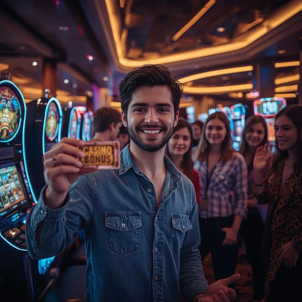 une personne tenant un bonus QBet Casino